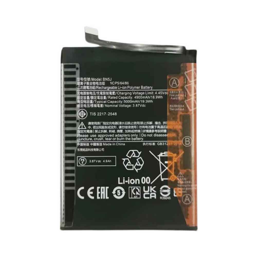 Batería para Gaming-Laptop-15.6-7300HQ-1050Ti/xiaomi-BN5J